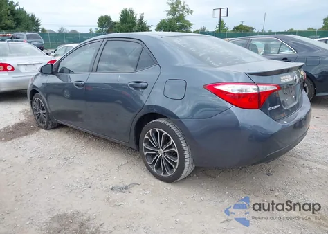 2015 Toyota Corolla S Plus из США, поврежденный, VIN 2T1BURHE7FC363492